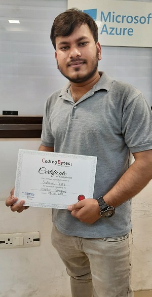 Coding Bytes student certificate