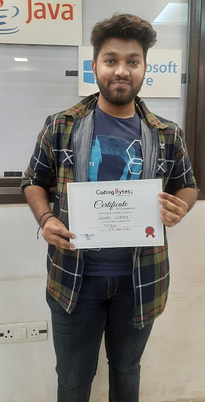 Coding Bytes student certificate